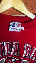 Load image into Gallery viewer, Vintage Tampa Bay Buccaneers Red Crewneck Sweatshirt Logo Athletic
