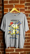 Load image into Gallery viewer, VINTAGE ALSTYLE APPAREL &amp; ACTIVEWEAR  Peanuts Snoopy Gray T-Shirt
