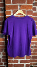 Load image into Gallery viewer, Vintage 1990s Purple Minnesota Vikings NFL Graphic T-shirt by Tultex
