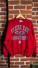 Load image into Gallery viewer, Vintage Tampa Bay Buccaneers Red Crewneck Sweatshirt Logo Athletic
